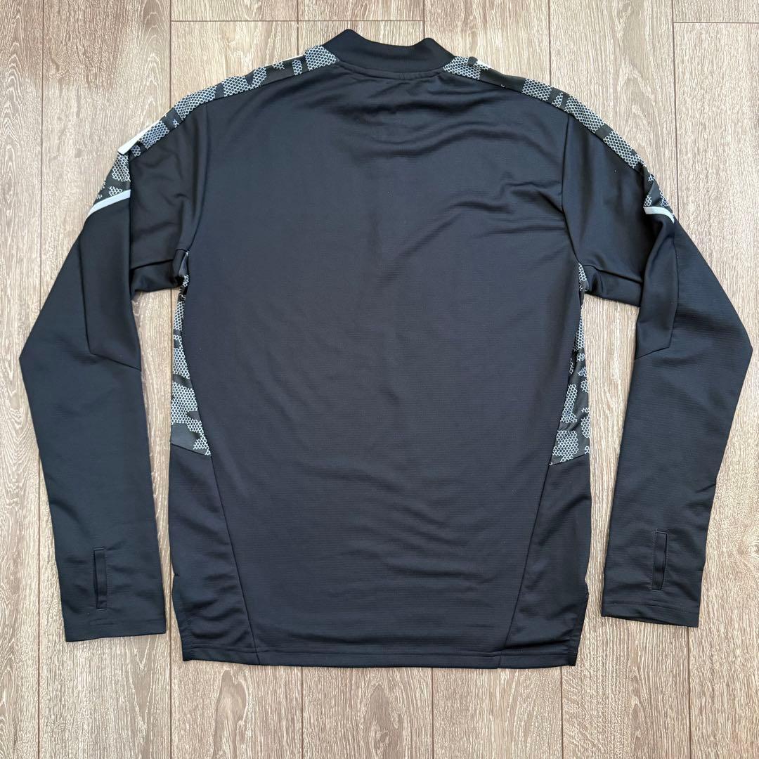 美品 adidas アディダス サッカー トレーニングウェア ジャージ 上下 L