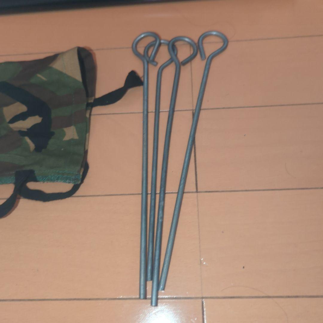 オランダ軍幕 ダッチアーミーテント デッドストック ペグ付き
