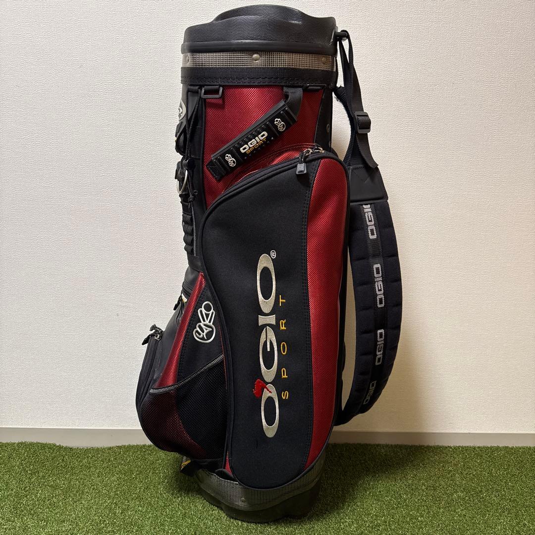 希少 OGIO オジオ キャディバッグ 10分割 ビンテージ 多機能