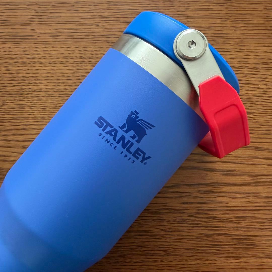 【極美品】 海外限定 STANLEY ステンレス水筒 ブルー 887ml