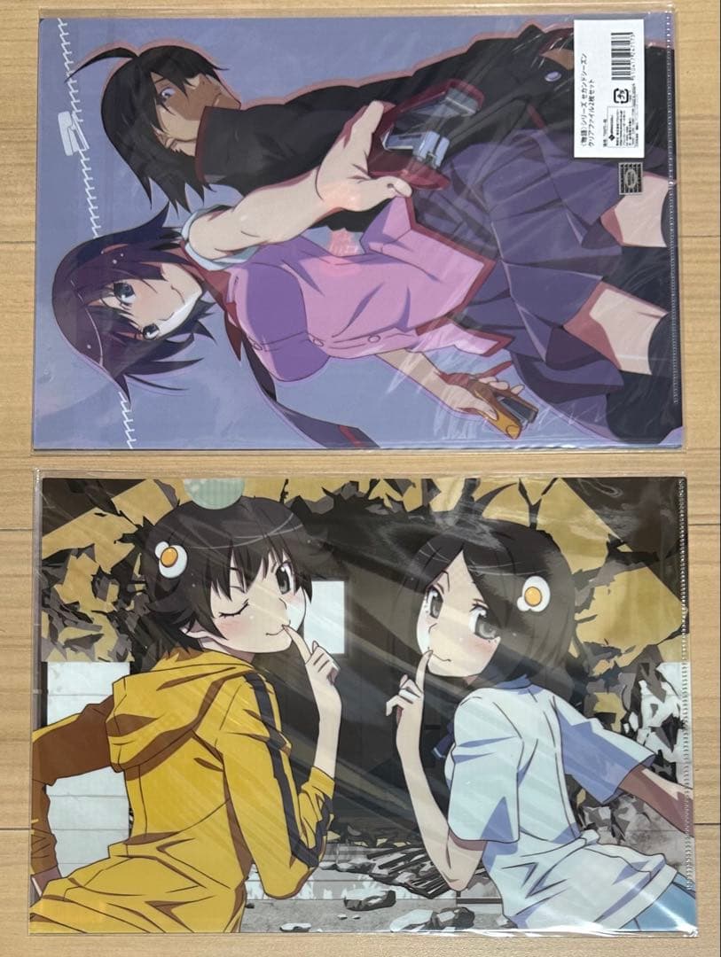 化物語 傷物語 物語シリーズ　未開封 クリアファイルセット