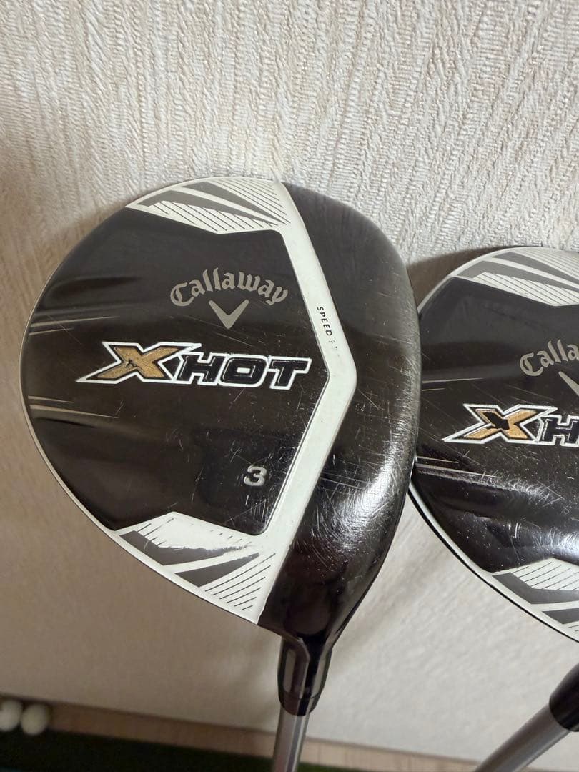 Callaway XHOT フェアウェイウッド 3番5番　2本セット　(R)