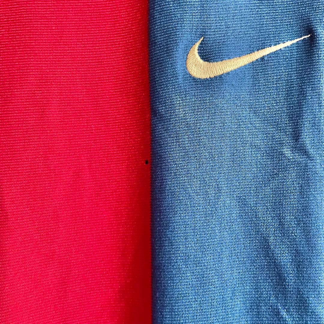 R*i様 NIKE 01/02 FCバルセロナ 襟付き ゲームシャツ サッカーシ