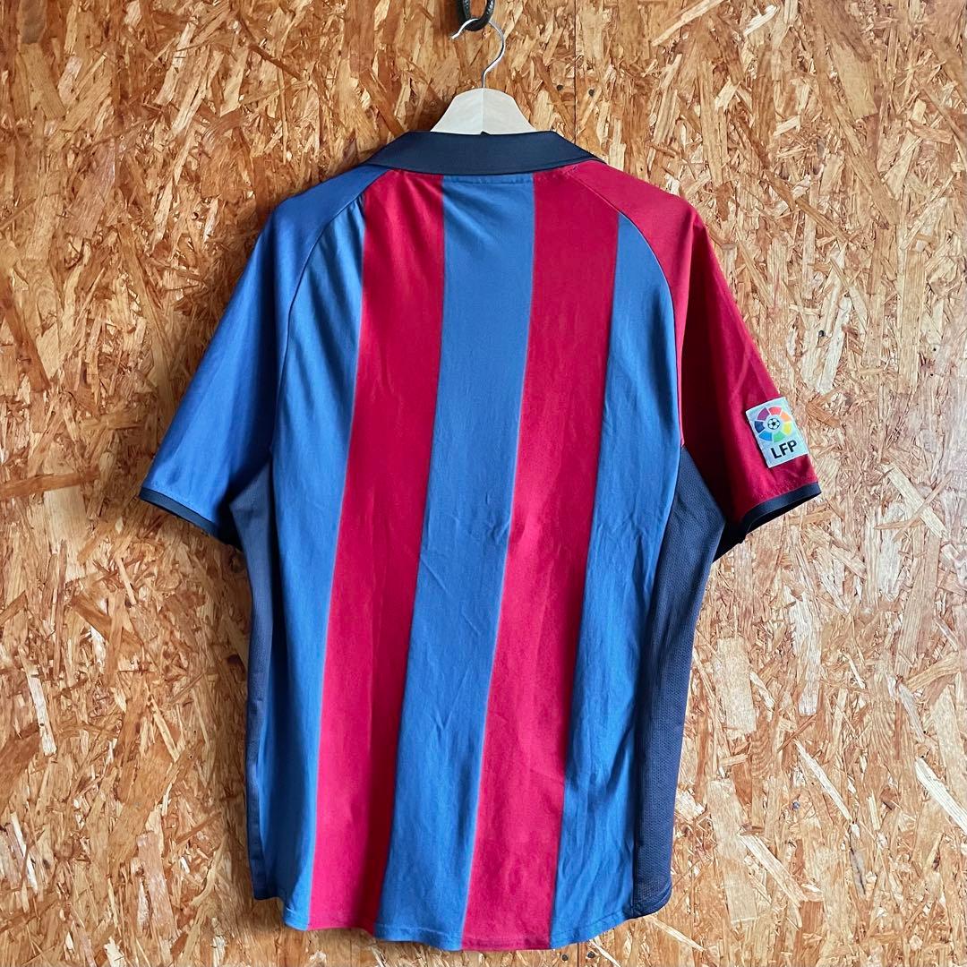 R*i様 NIKE 01/02 FCバルセロナ 襟付き ゲームシャツ サッカーシ