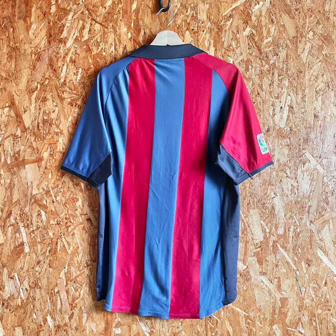 R*i様 NIKE 01/02 FCバルセロナ 襟付き ゲームシャツ サッカーシ