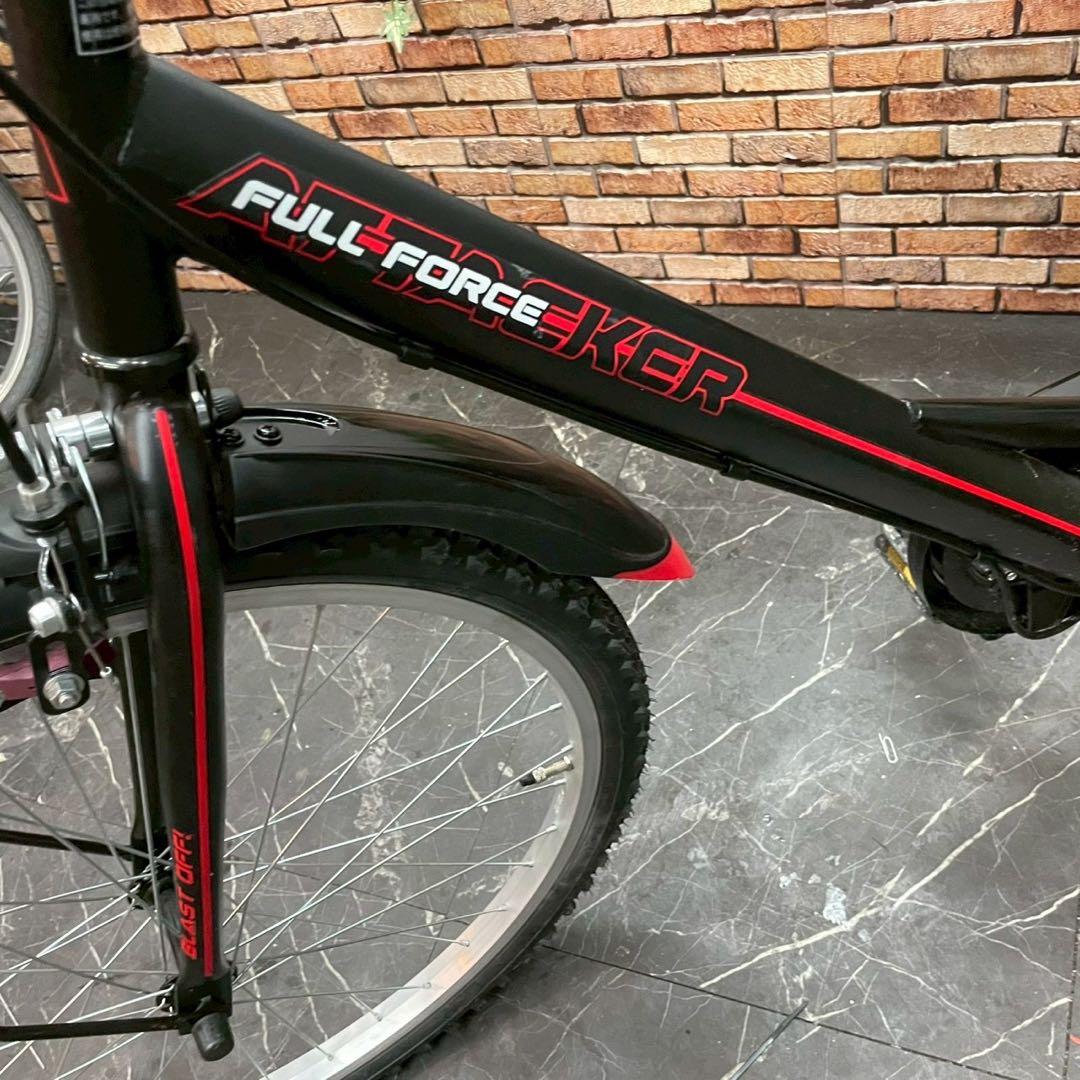 【126】子供用自転車 子供車 FULL FORCE ブラック 24インチ