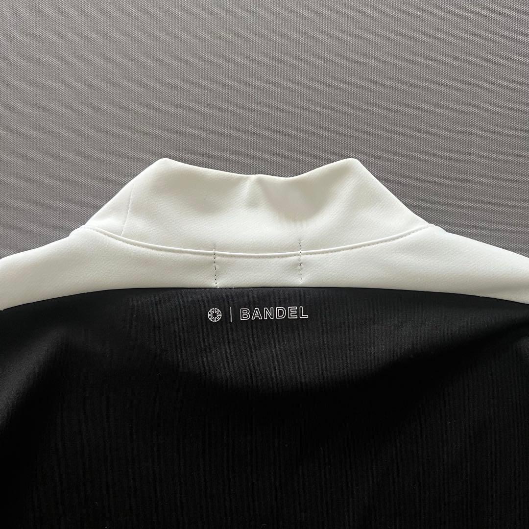 BANDEL GOLF バンデルゴルフ　モックネック　ストレッチ　長袖シャツ　黒