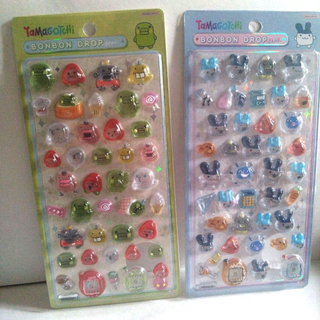 【新品・正規品】たまごっち ボンボンドロップシール 4種類