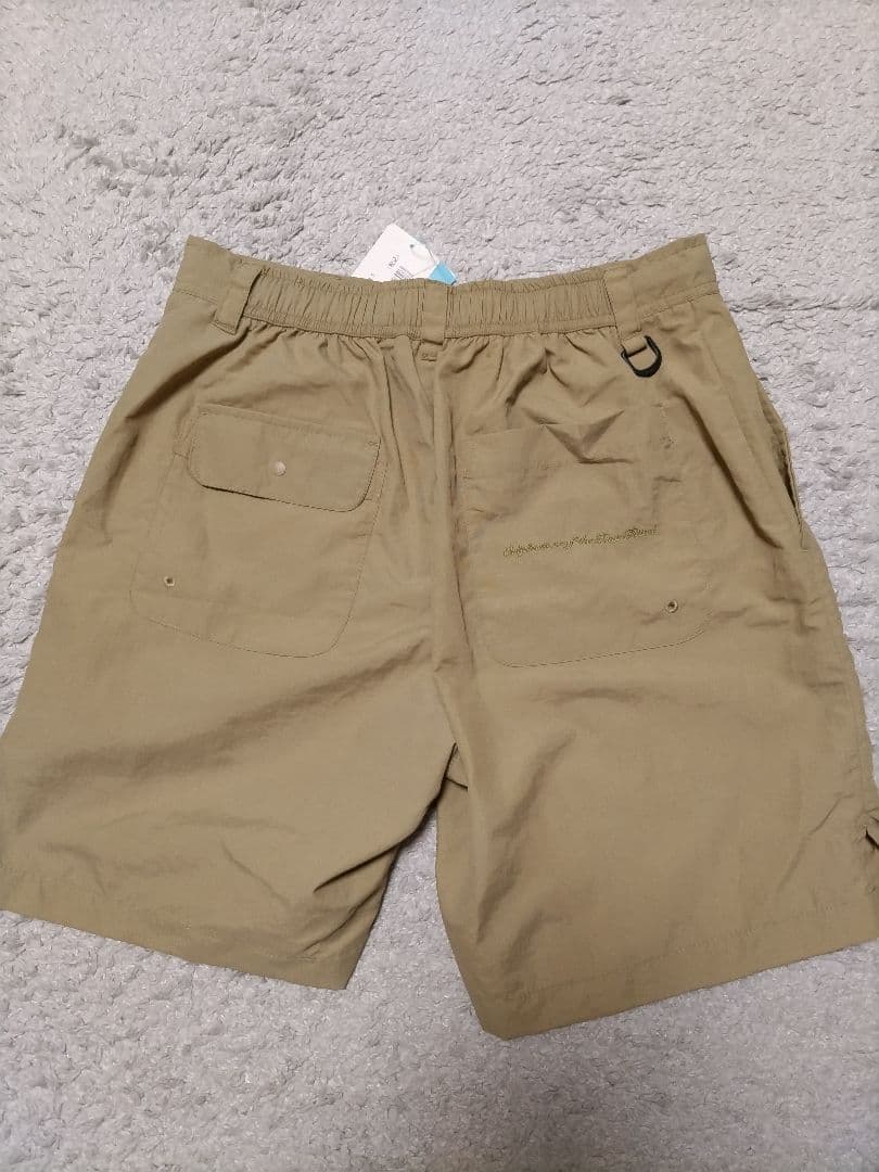 新品　ニューエラ　ゴルフ　ハーフパンツ　ベージュ
