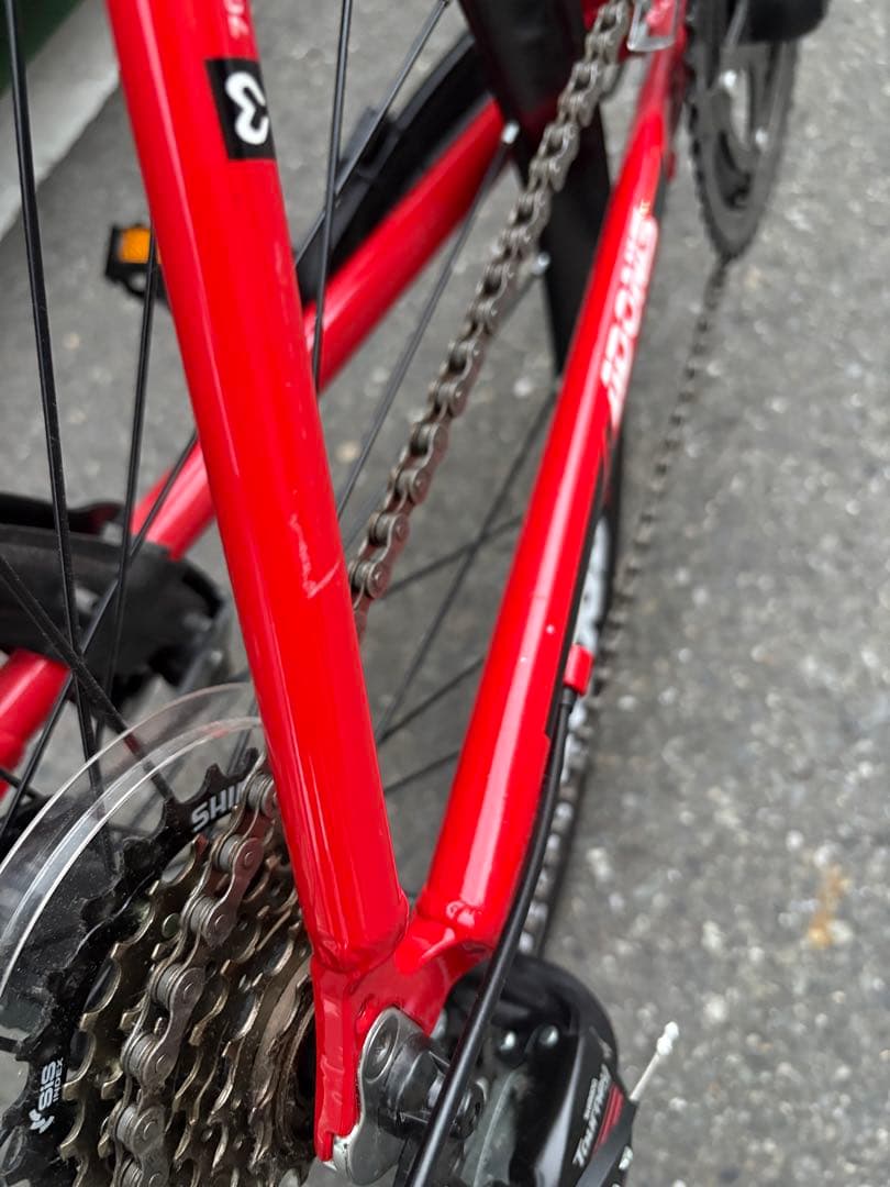 CANNONDALE レッド ロードバイク 700C