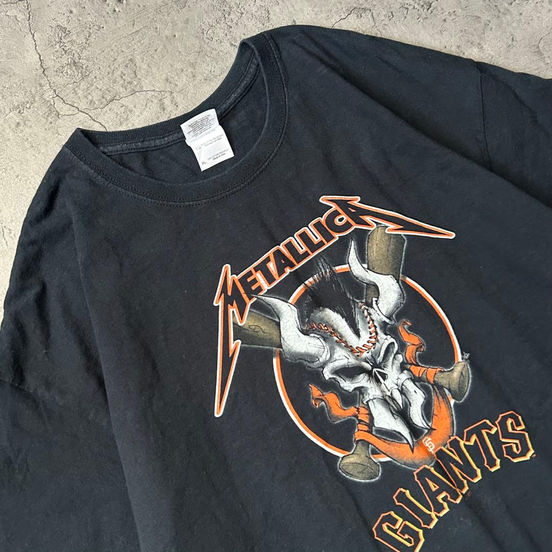 極美品 別注LLICA メタリカ XL Tシャツ SF ジャイアンツ