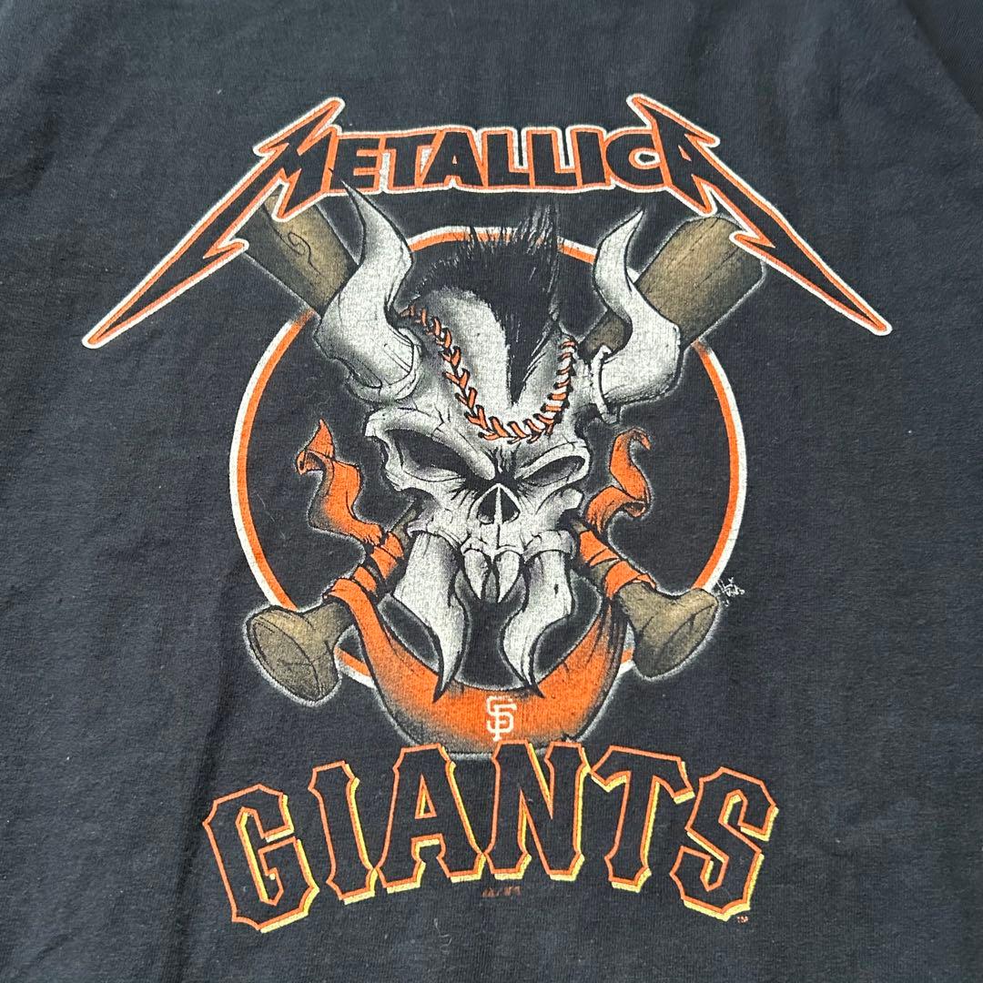 極美品 別注LLICA メタリカ XL Tシャツ SF ジャイアンツ