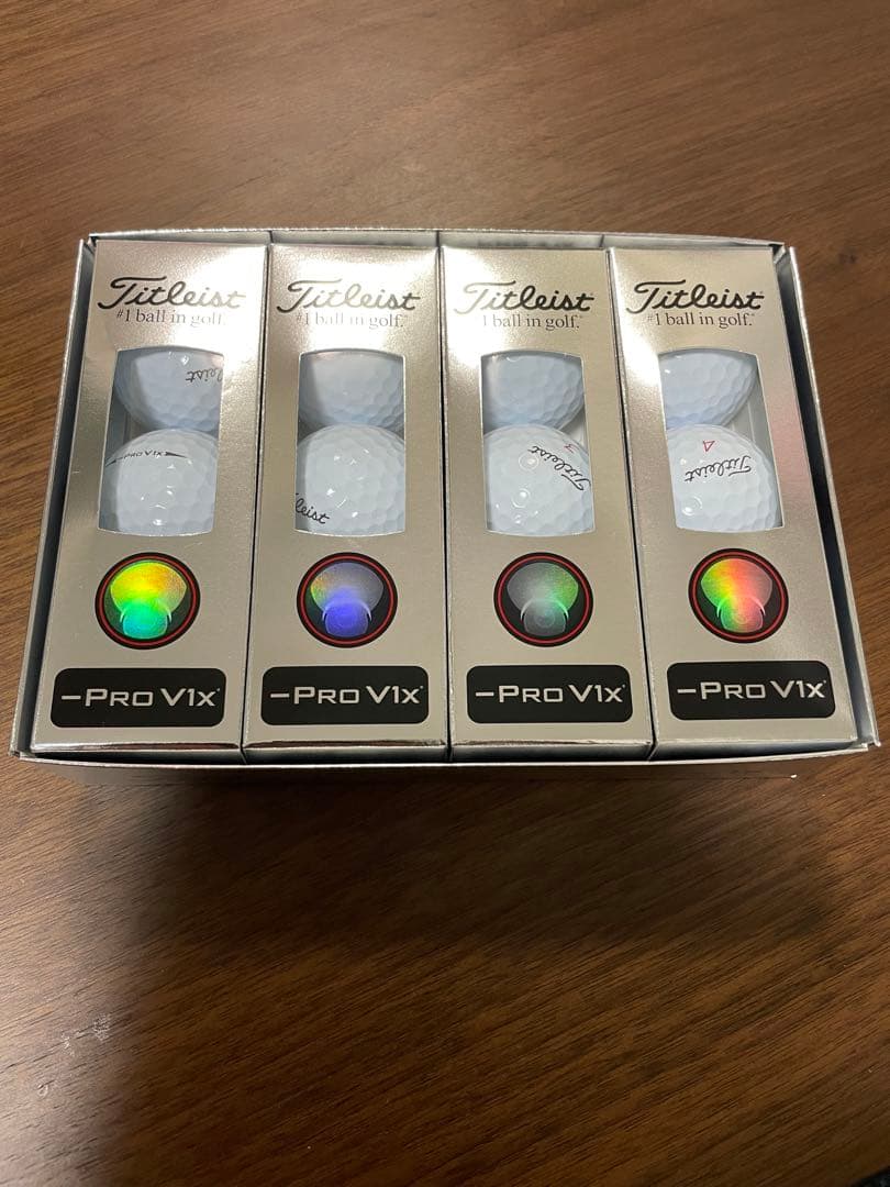 新品 Titleist Pro V1x ゴルフボール レフトダッシュ1ダース