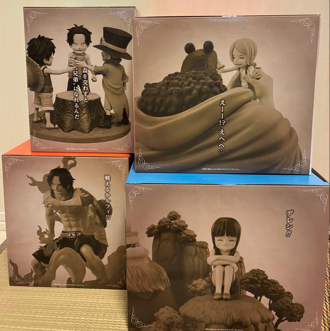 ワンピース一番くじ　ドラマッティクメモリーズ　 4点まとめ売り
