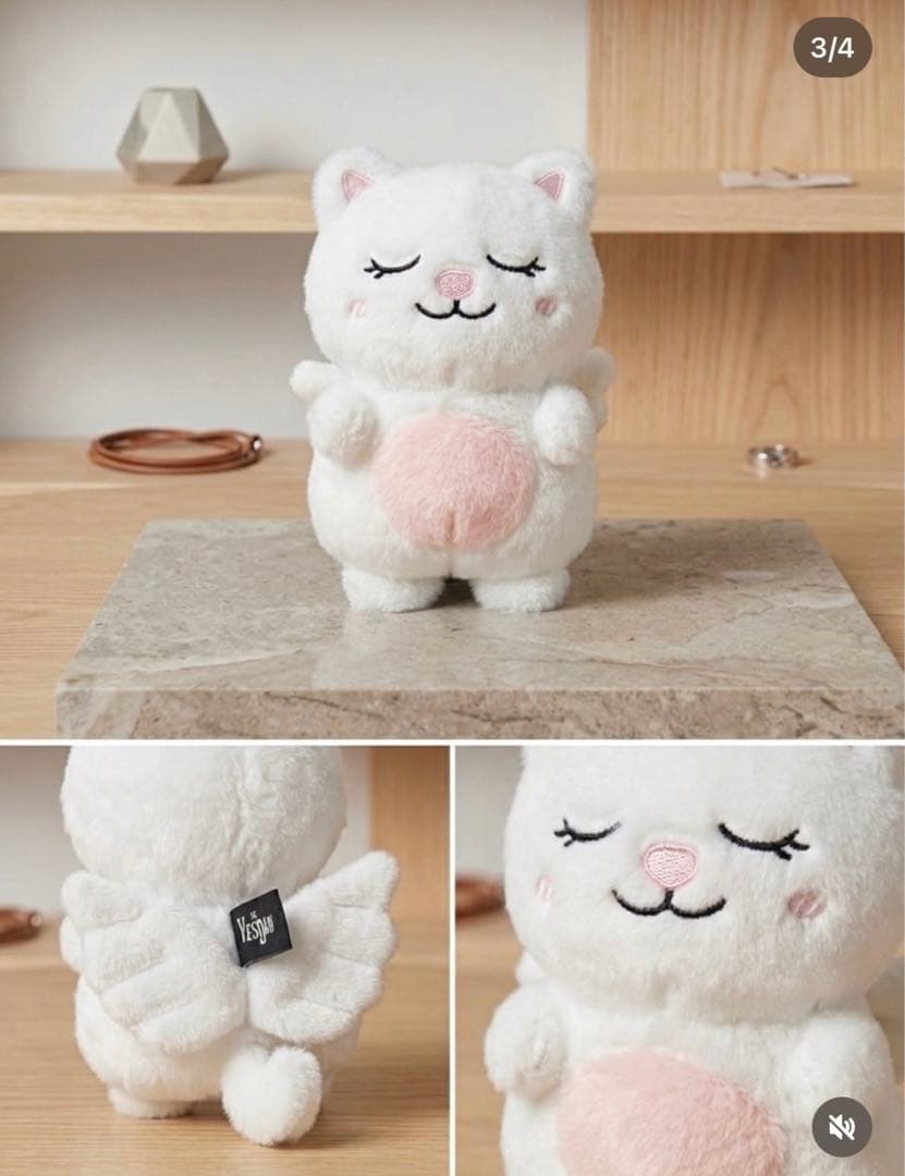 さわえ　マウスラビット　キーリング　ぬいぐるみ　3体セット×2　韓国