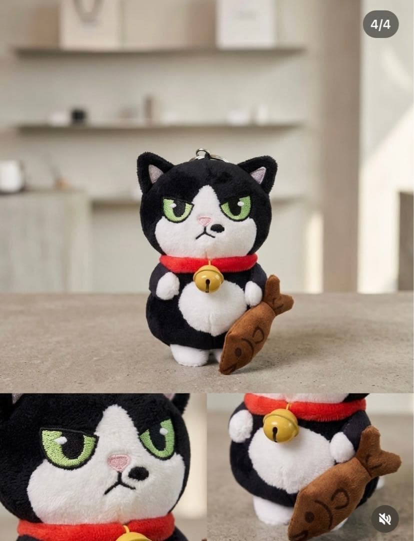 さわえ　マウスラビット　キーリング　ぬいぐるみ　3体セット×2　韓国