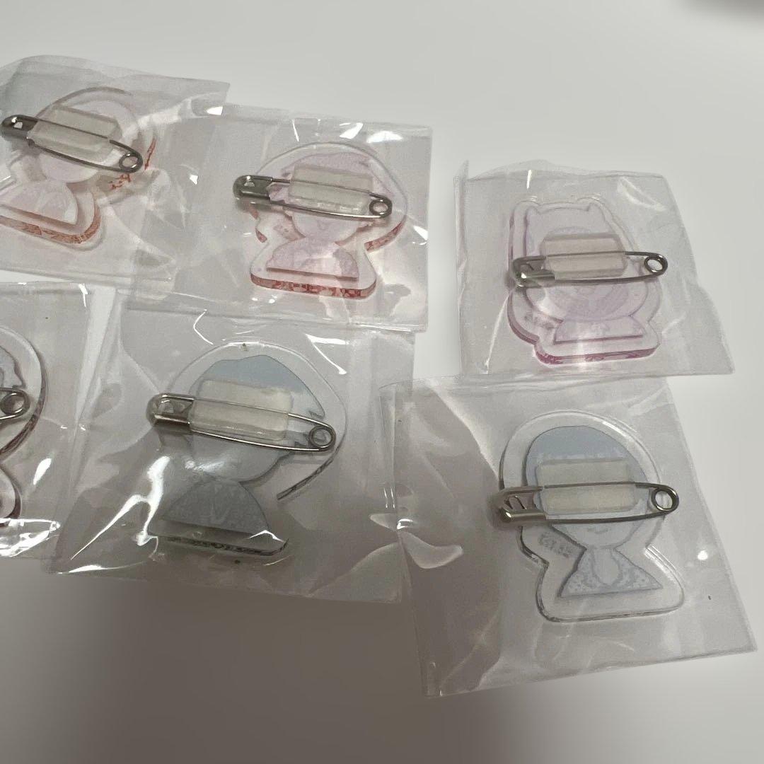 ジャンケットバンク展　アクリルバッジ　8点
