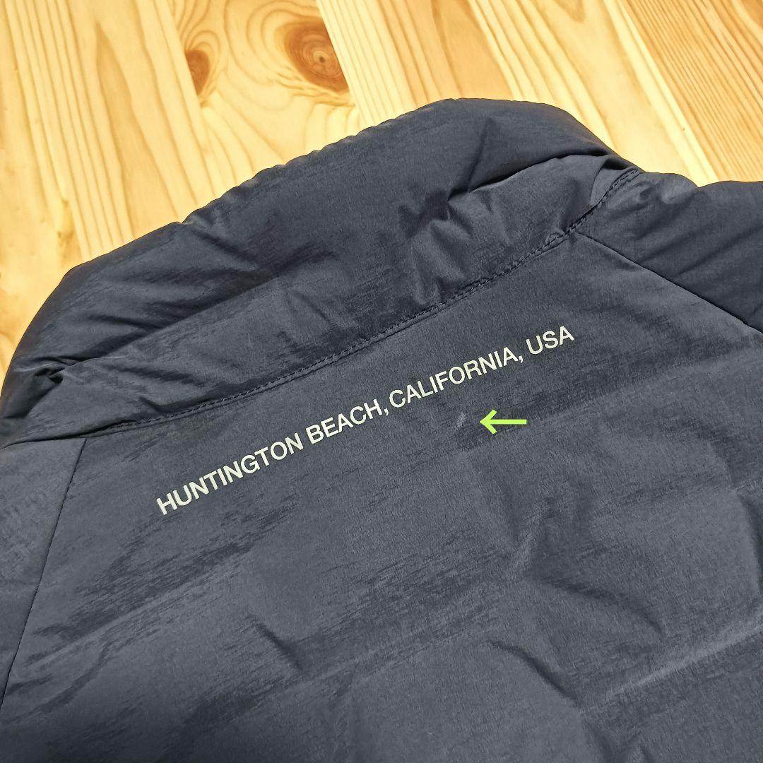TravisMathew ダウンジャケット 軽量 撥水 M ネイビー×ブラック
