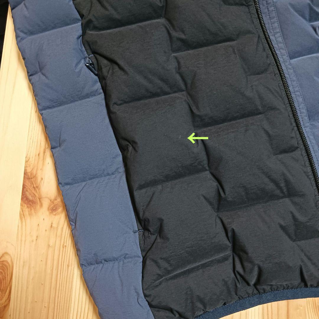 TravisMathew ダウンジャケット 軽量 撥水 M ネイビー×ブラック