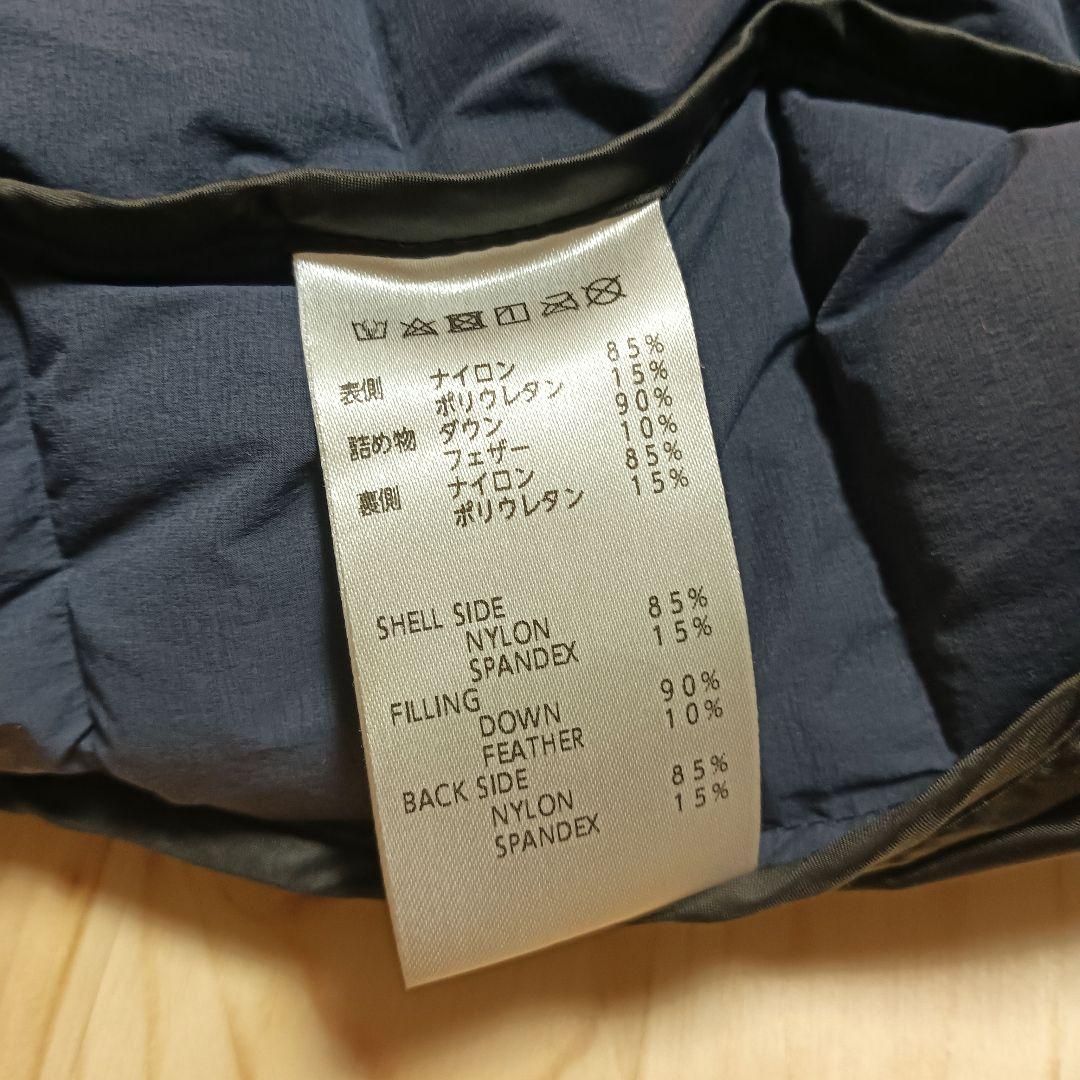 TravisMathew ダウンジャケット 軽量 撥水 M ネイビー×ブラック