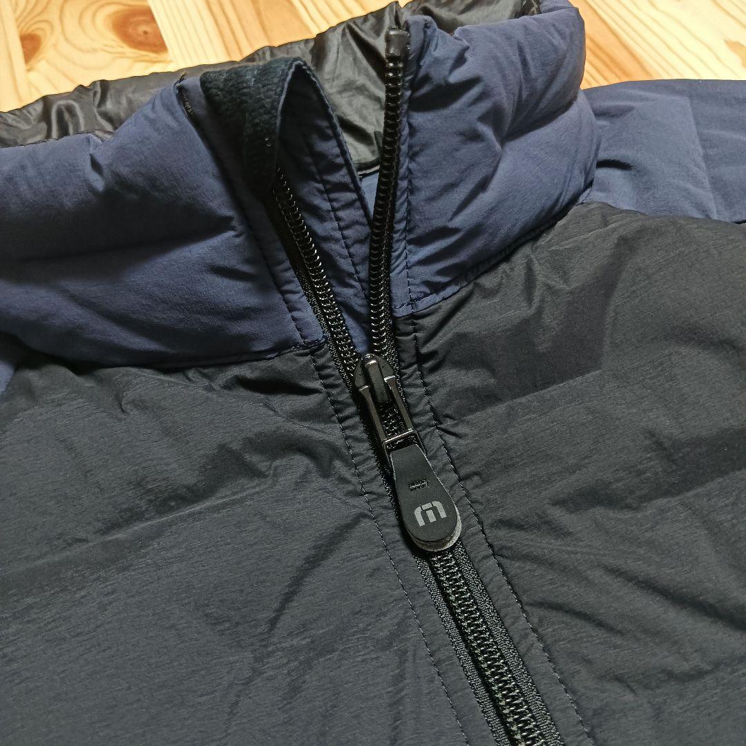 TravisMathew ダウンジャケット 軽量 撥水 M ネイビー×ブラック