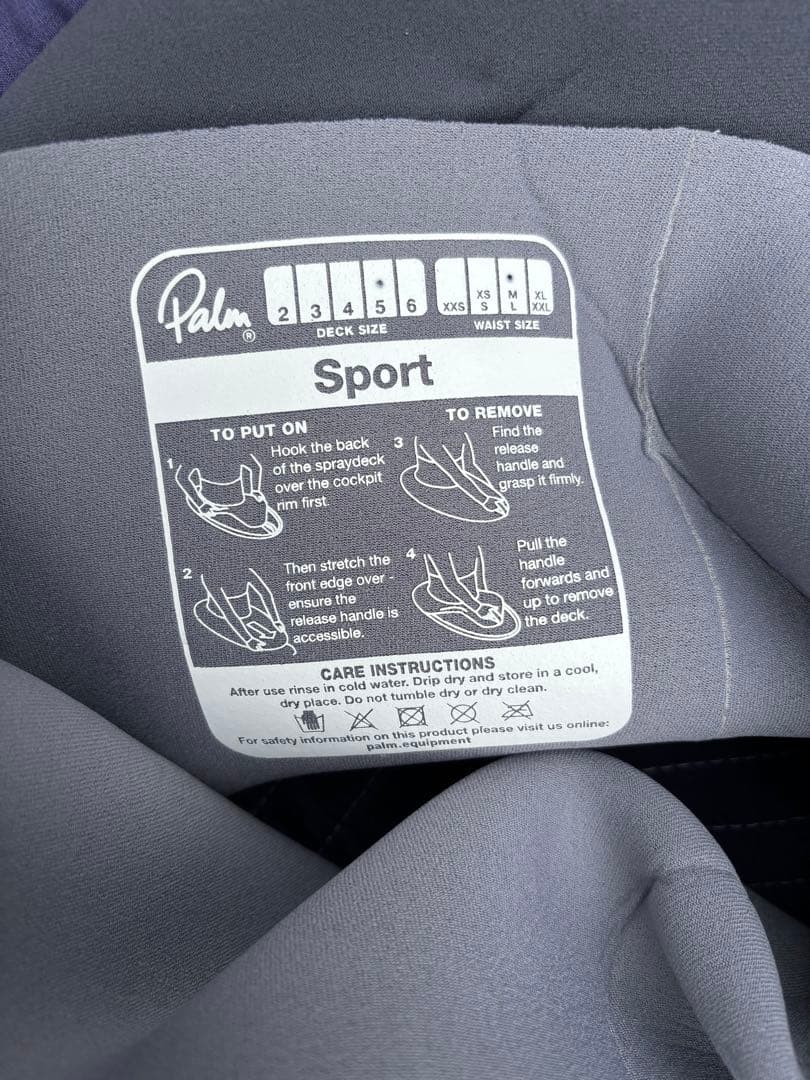 Palm Sport deck M/L グレー ネオプレン