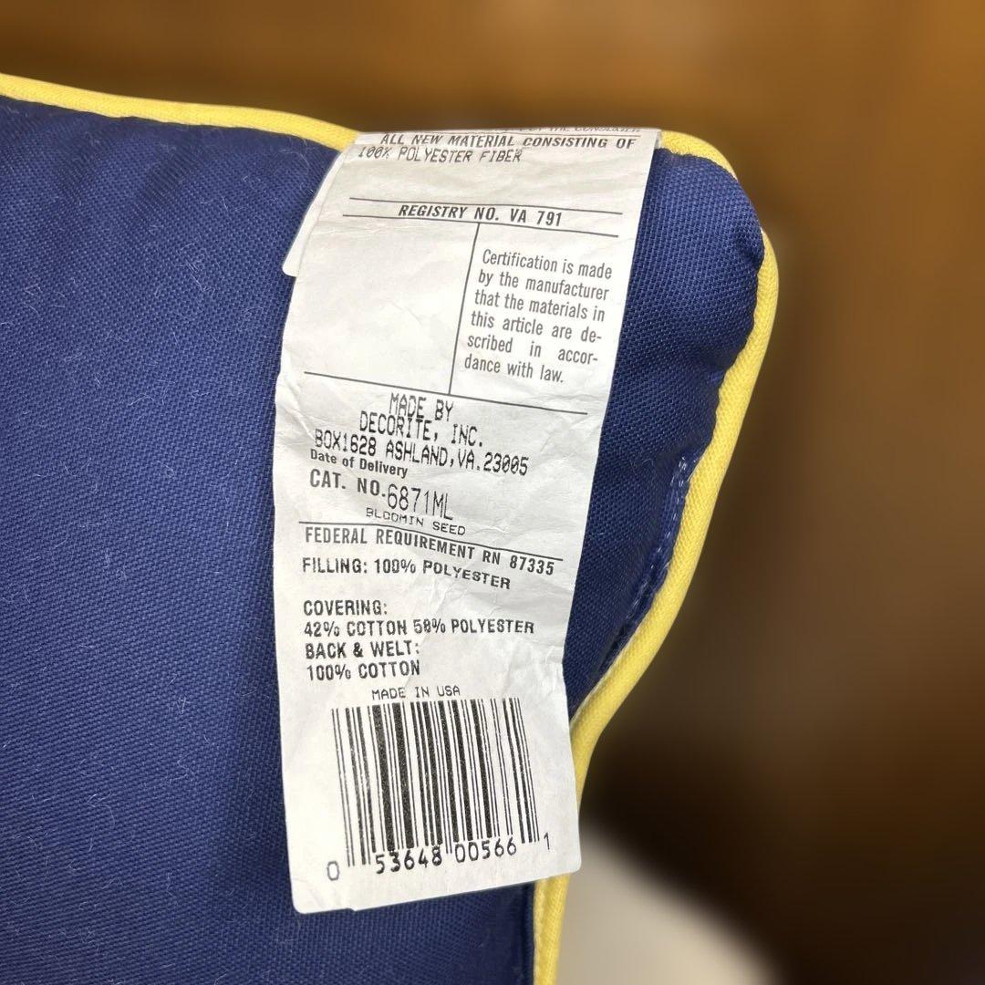新品未使用 LL BEAN ラッチフッククッション 30✖30種まき アメリカ製