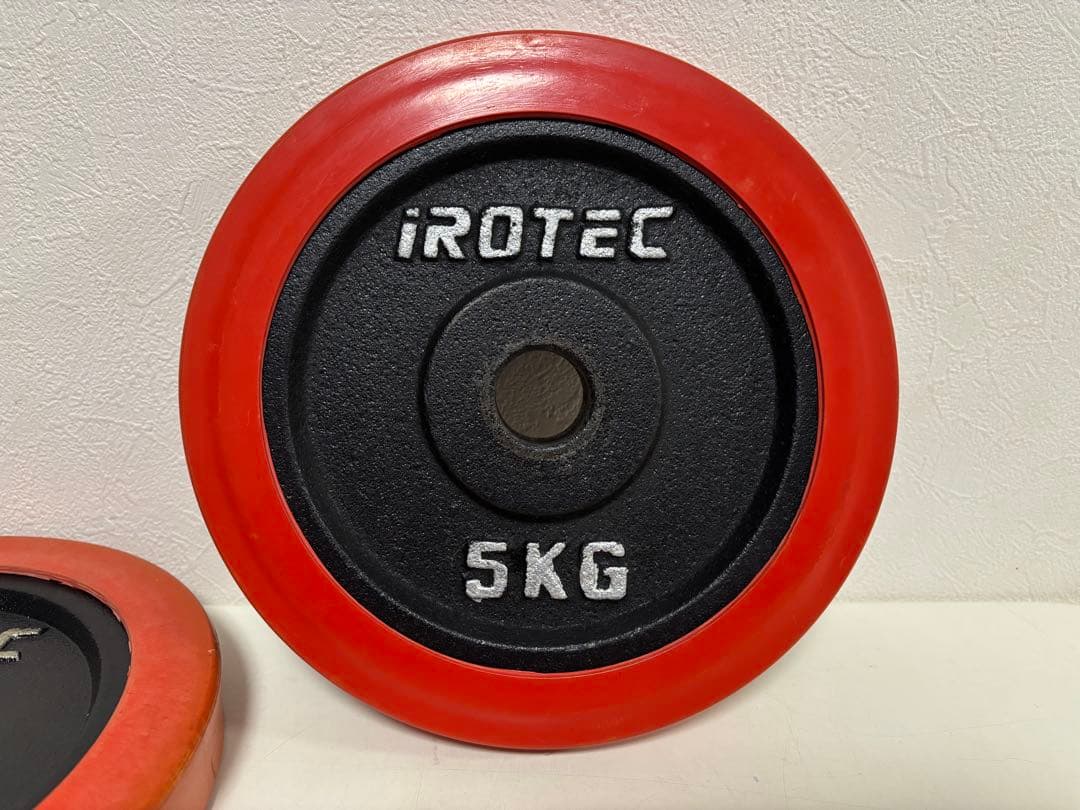 iROTEC 5KG ダンベルプレート 4枚セット
