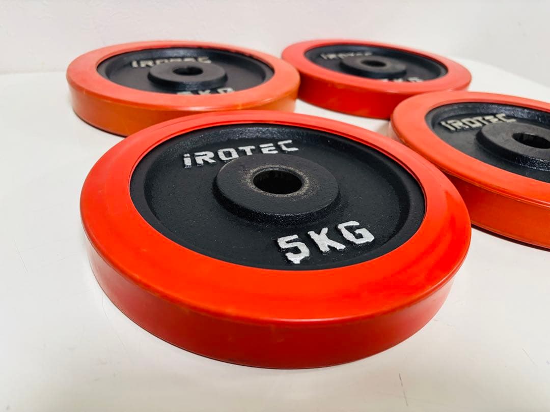 iROTEC 5KG ダンベルプレート 4枚セット