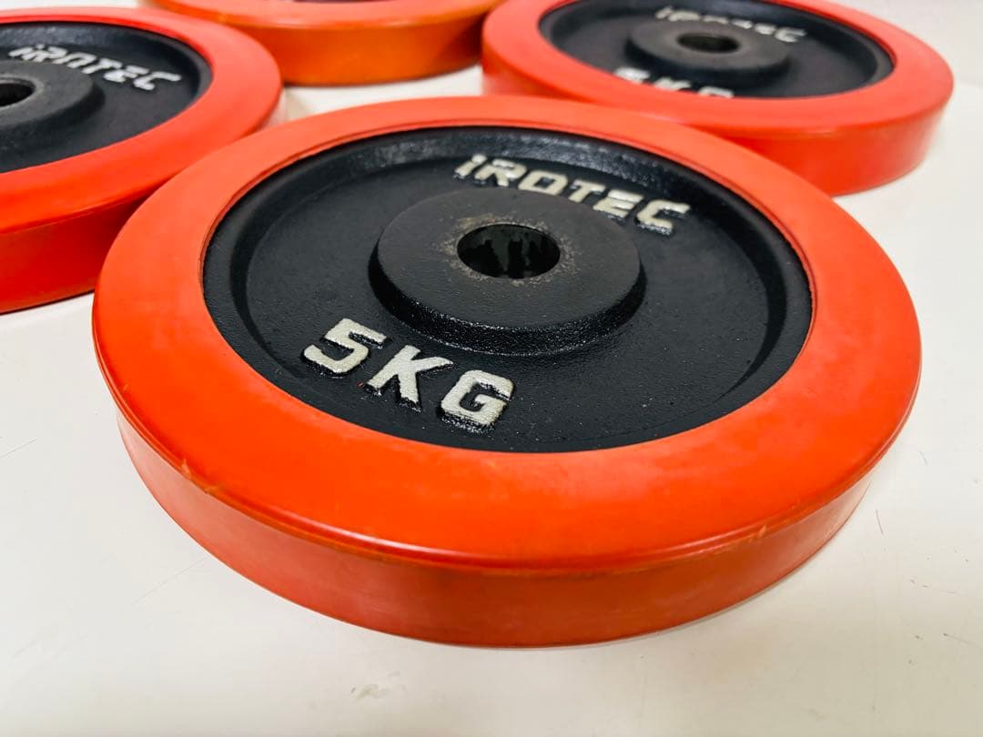 iROTEC 5KG ダンベルプレート 4枚セット