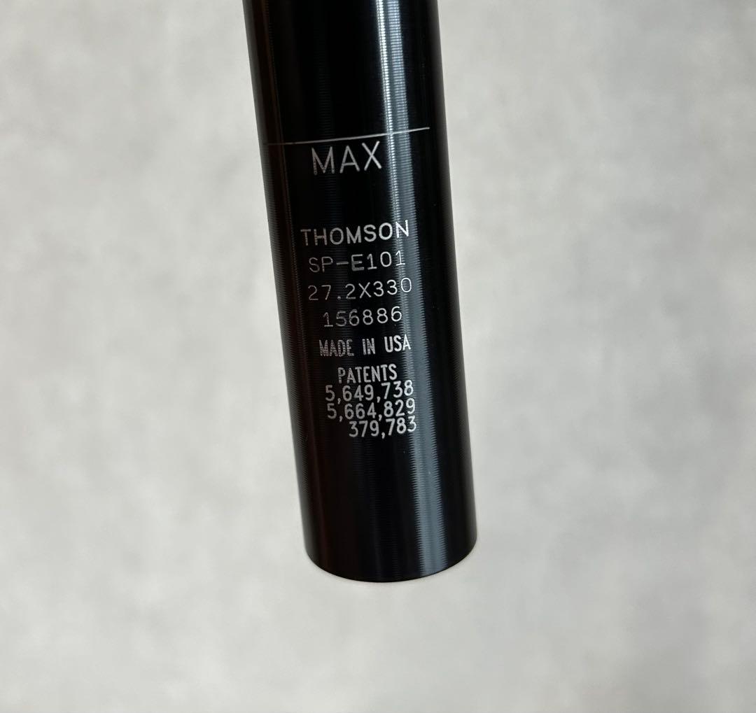 THOMSON Elite トムソン エリート シートポスト ブラック