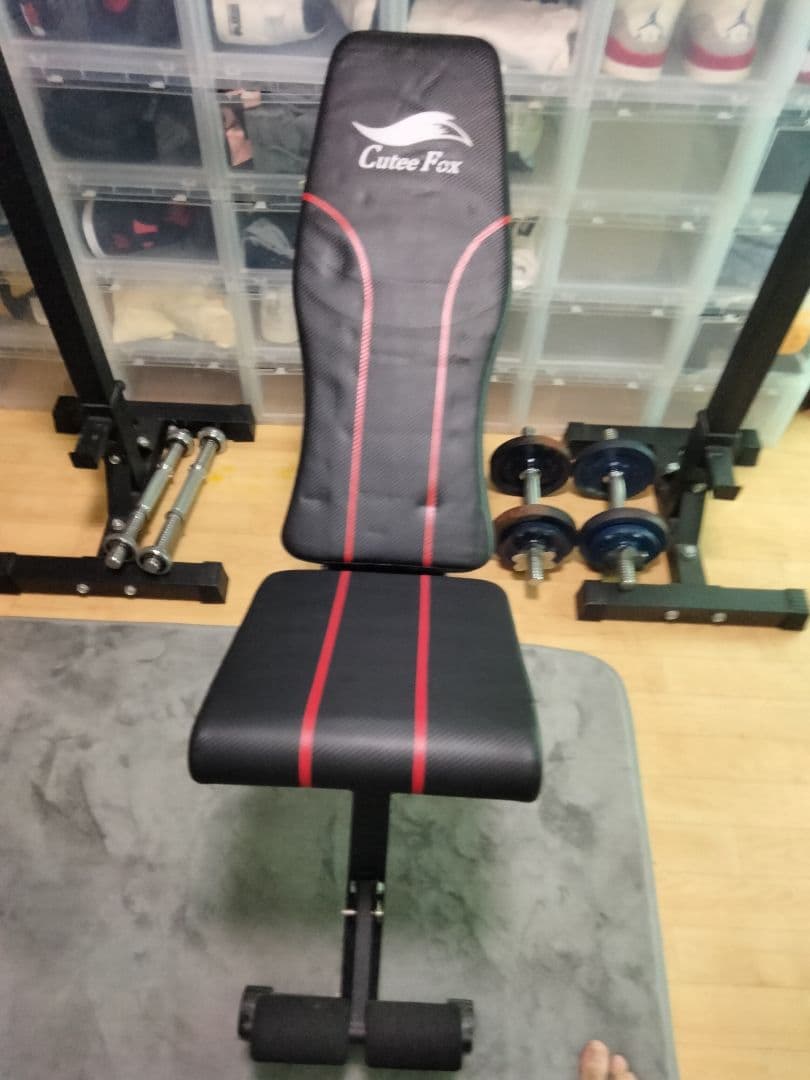 ベンチ台 プレート110kg 7月半ばまでの引き取り限定