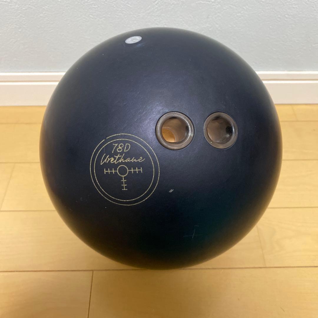 ボウリングボール ブラックパールウレタン78D 中古 元箱無し