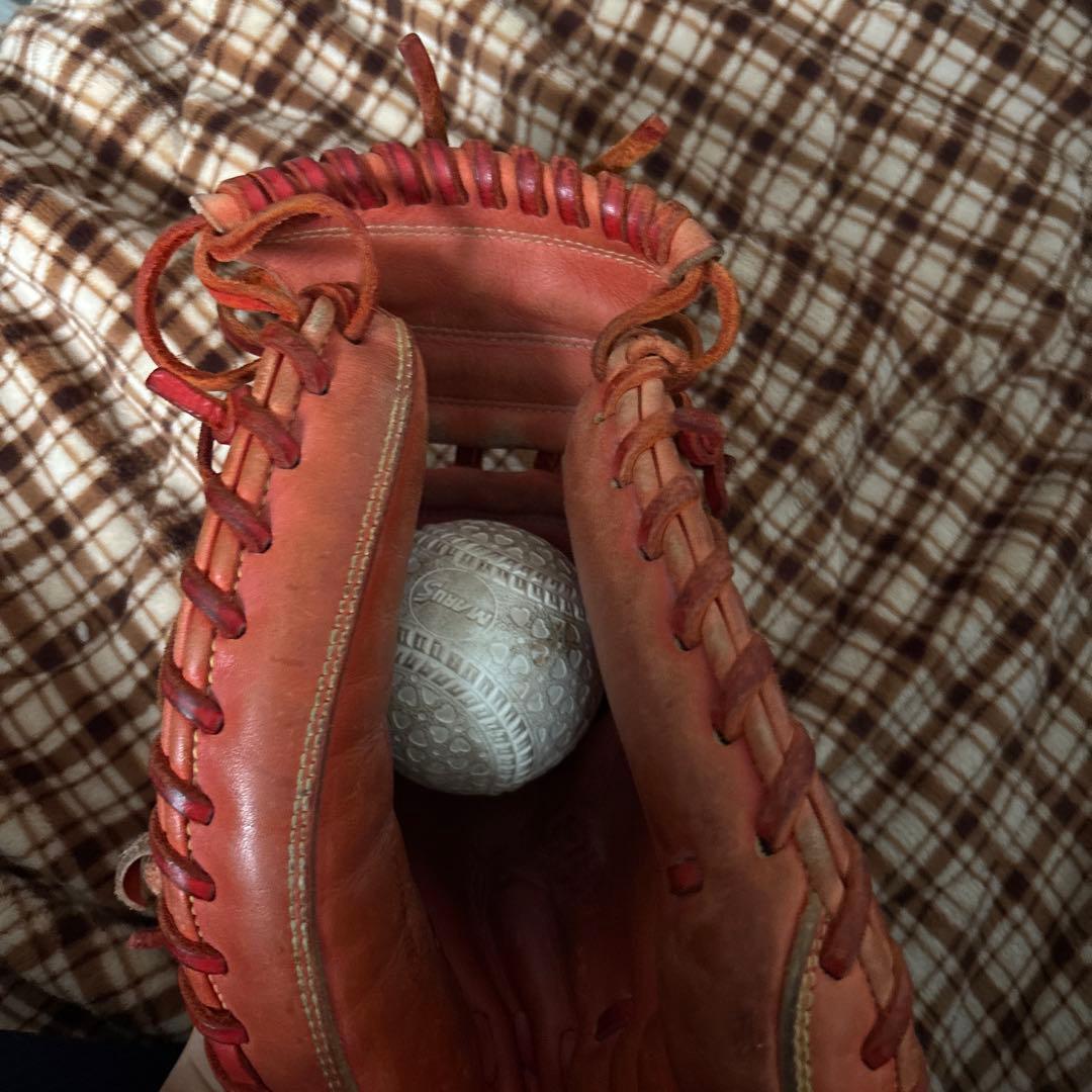 Mizuno Global Elite 右投げ グローブ 赤