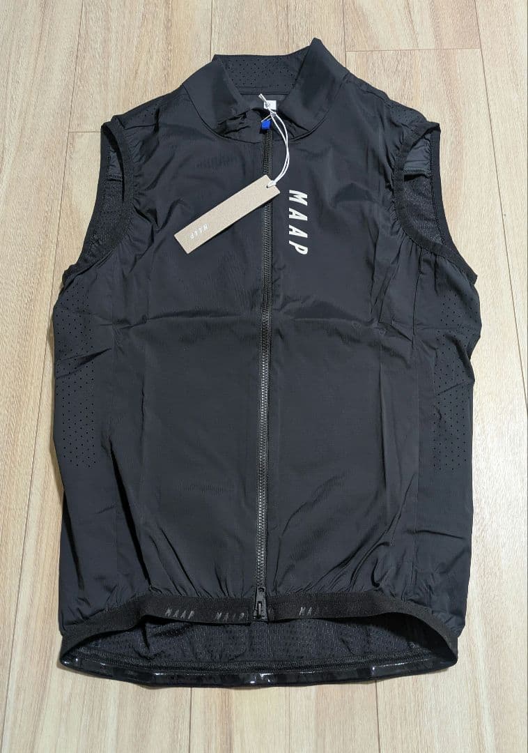 新品  ベスト メンズ Sサイズ ブラック ジレ