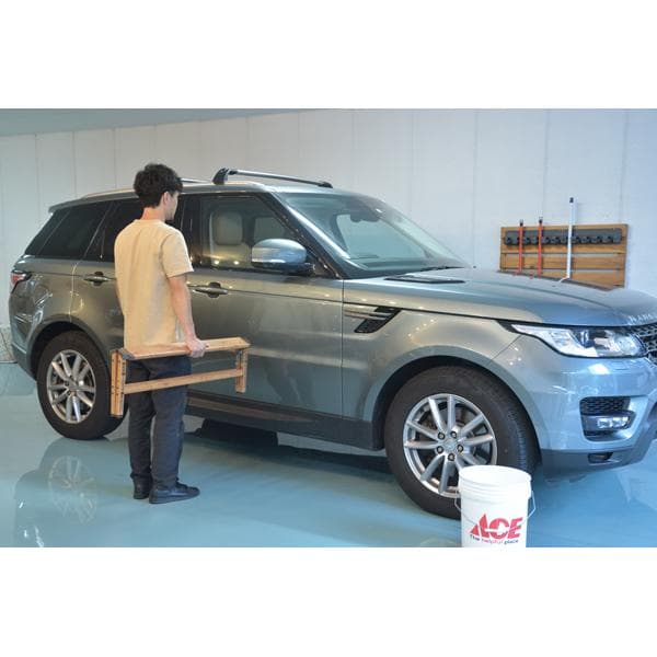 アウトドア 掃除 洗車 スリム 室内 コンパクト 椅子 スツール 脚立 ステップ