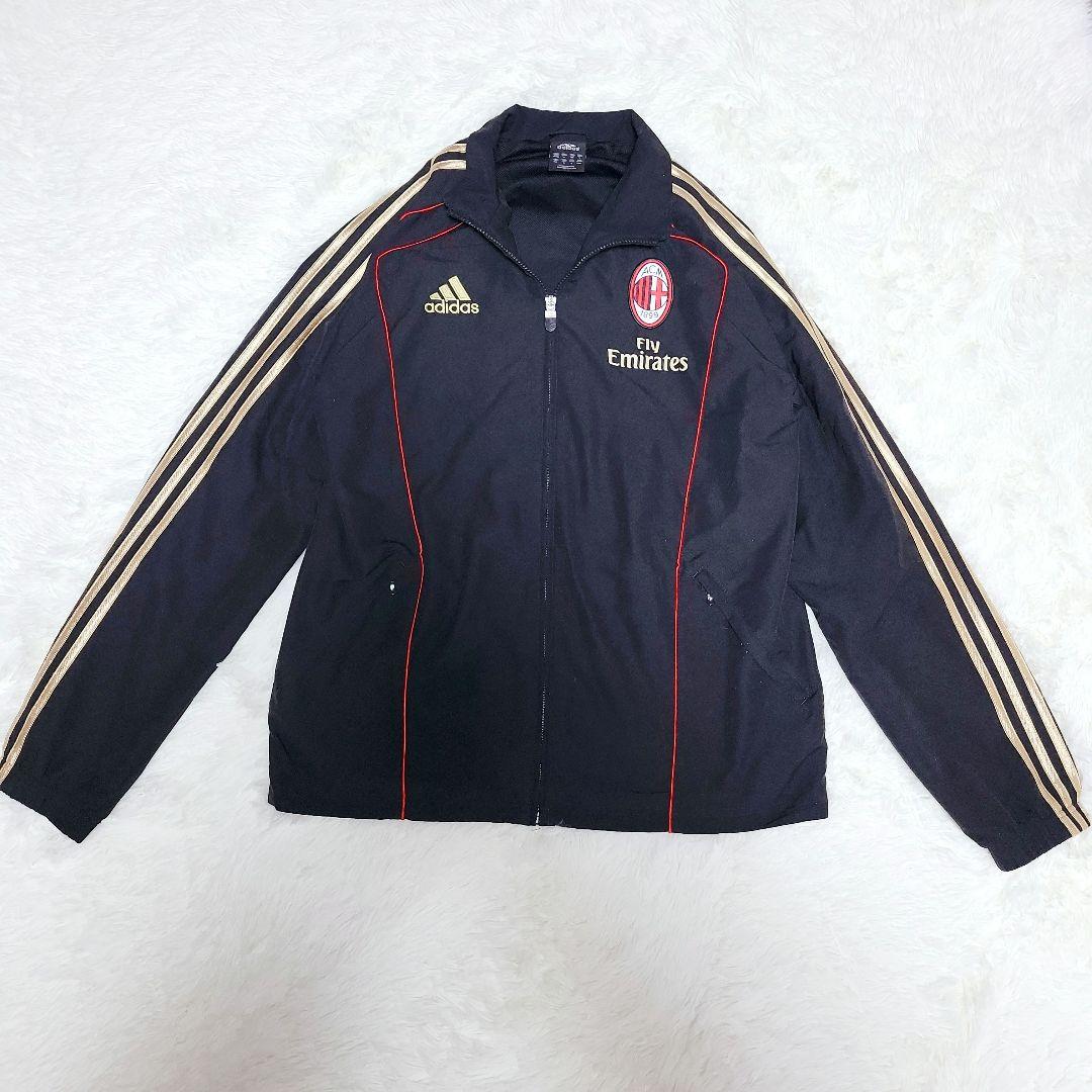 00's✨adidas AC ミラン トラックジャケット セットアップ 黒/金