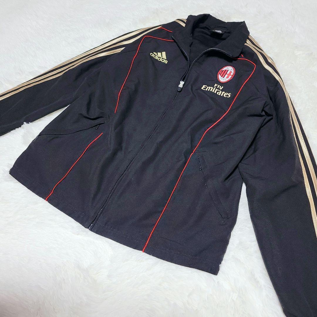 00's✨adidas AC ミラン トラックジャケット セットアップ 黒/金