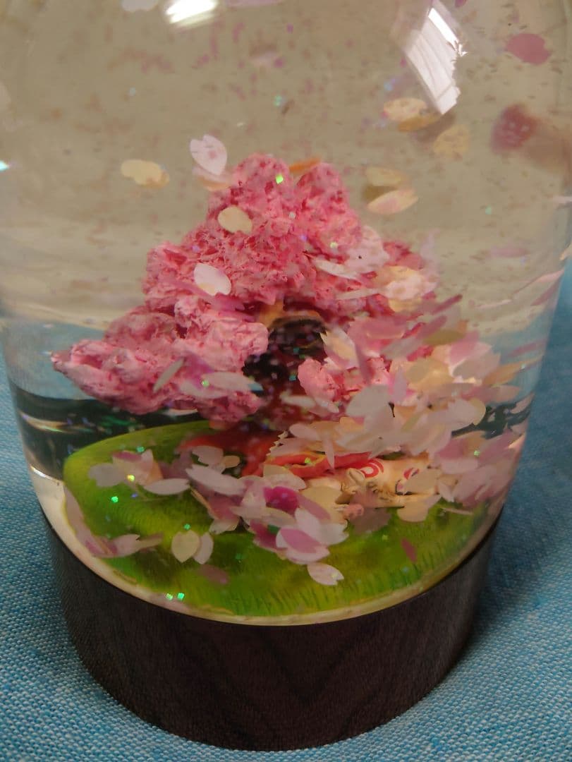 【希少品】 大神 絶景版 限定特典 満開桜花玉 サクラドーム スノードーム