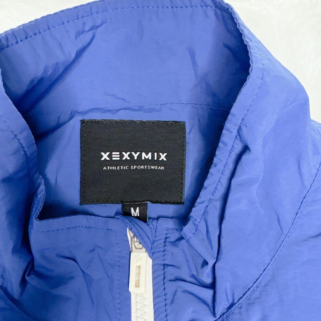 XEXYMIXフルジップウィンドブレーカー(青)美品