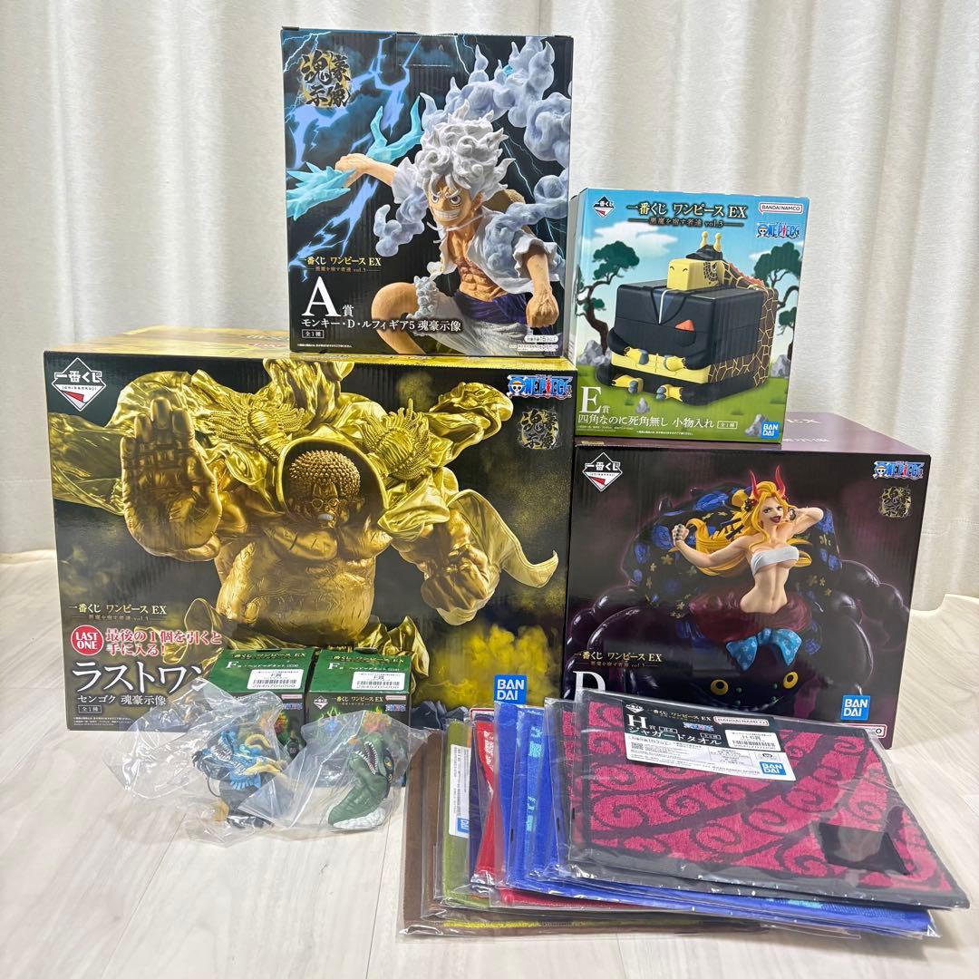 一番くじ ワンピース 悪魔を宿す者達 vol.3 ラストワン賞　A賞　D賞　E賞