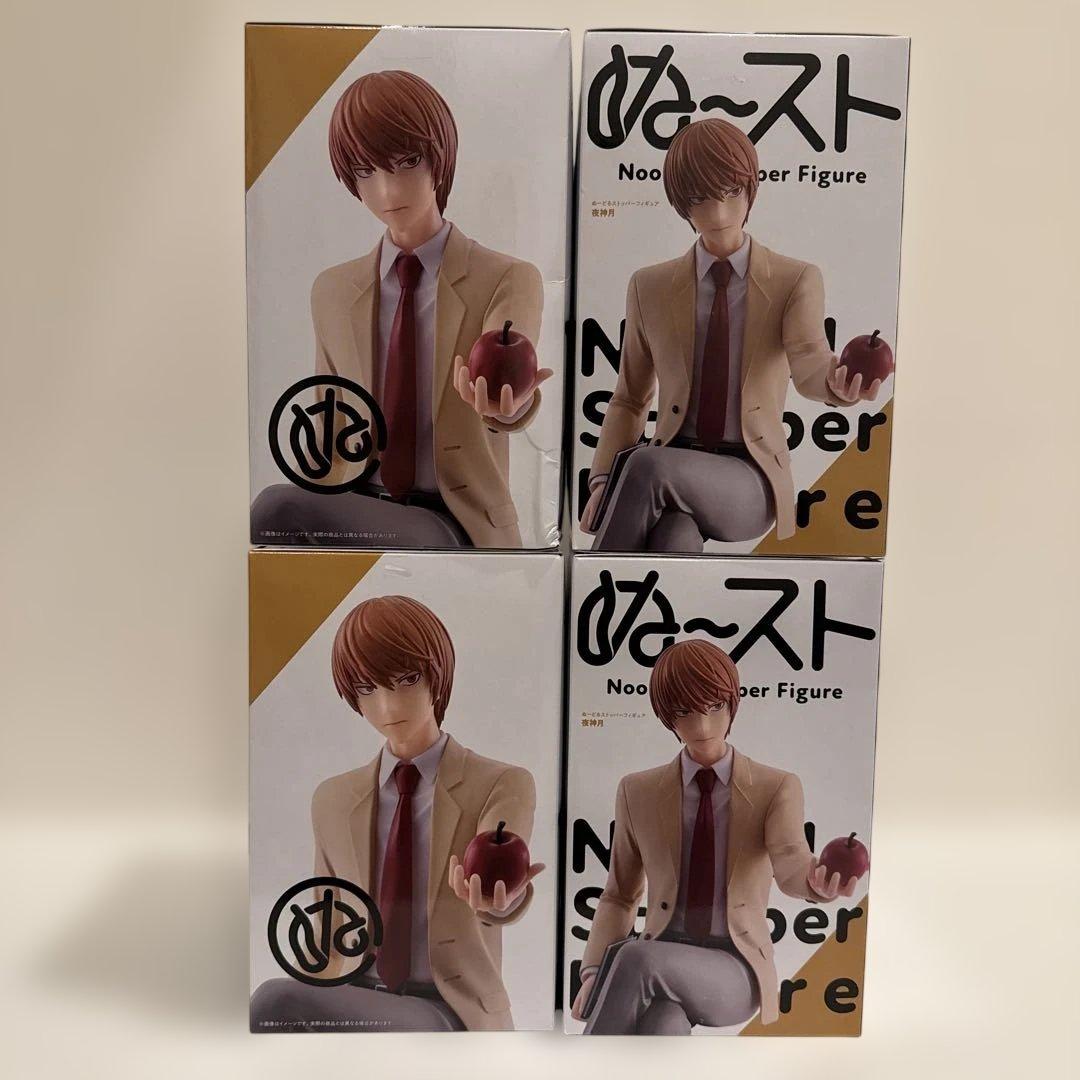 〜DEATH NOTE〜ぬーどるストッパーフィギュア 夜神月 ×4点