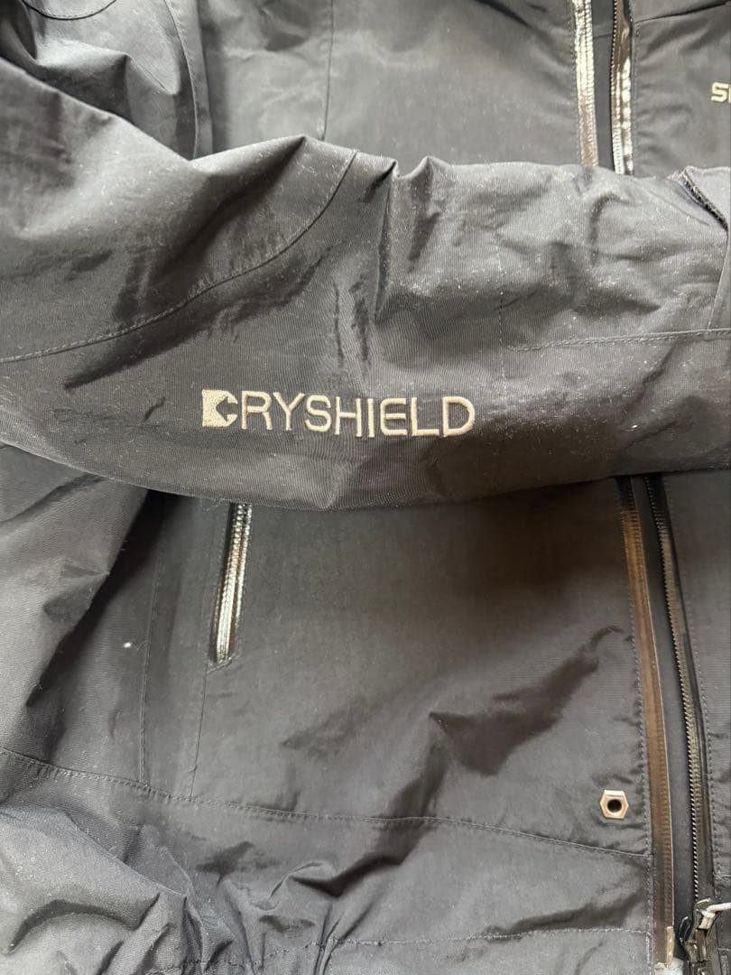 SHIMANO CRYSHIELD レインウェア 黒