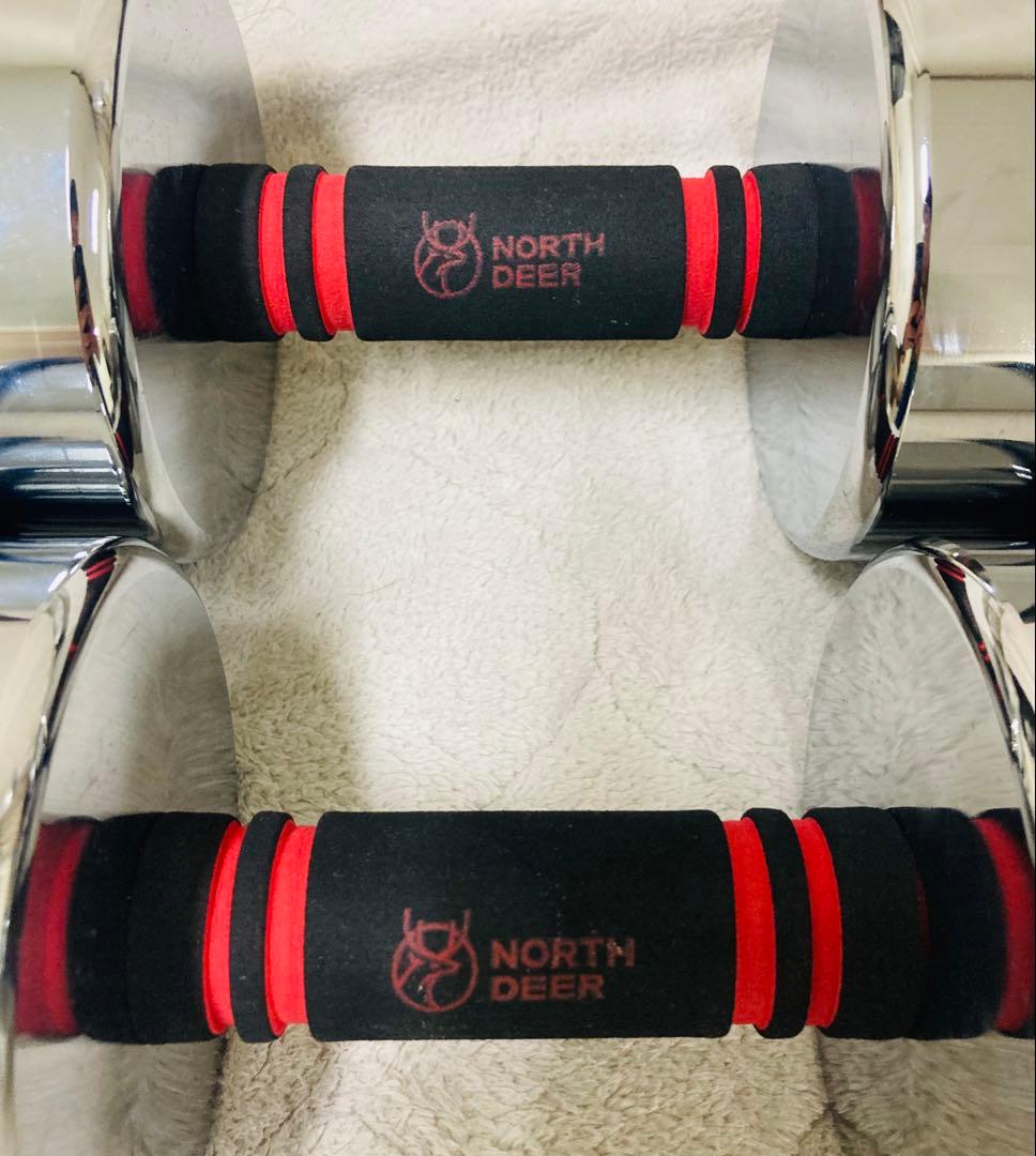 【しゅう】NORTH DEER 15kg x2 ダンベル