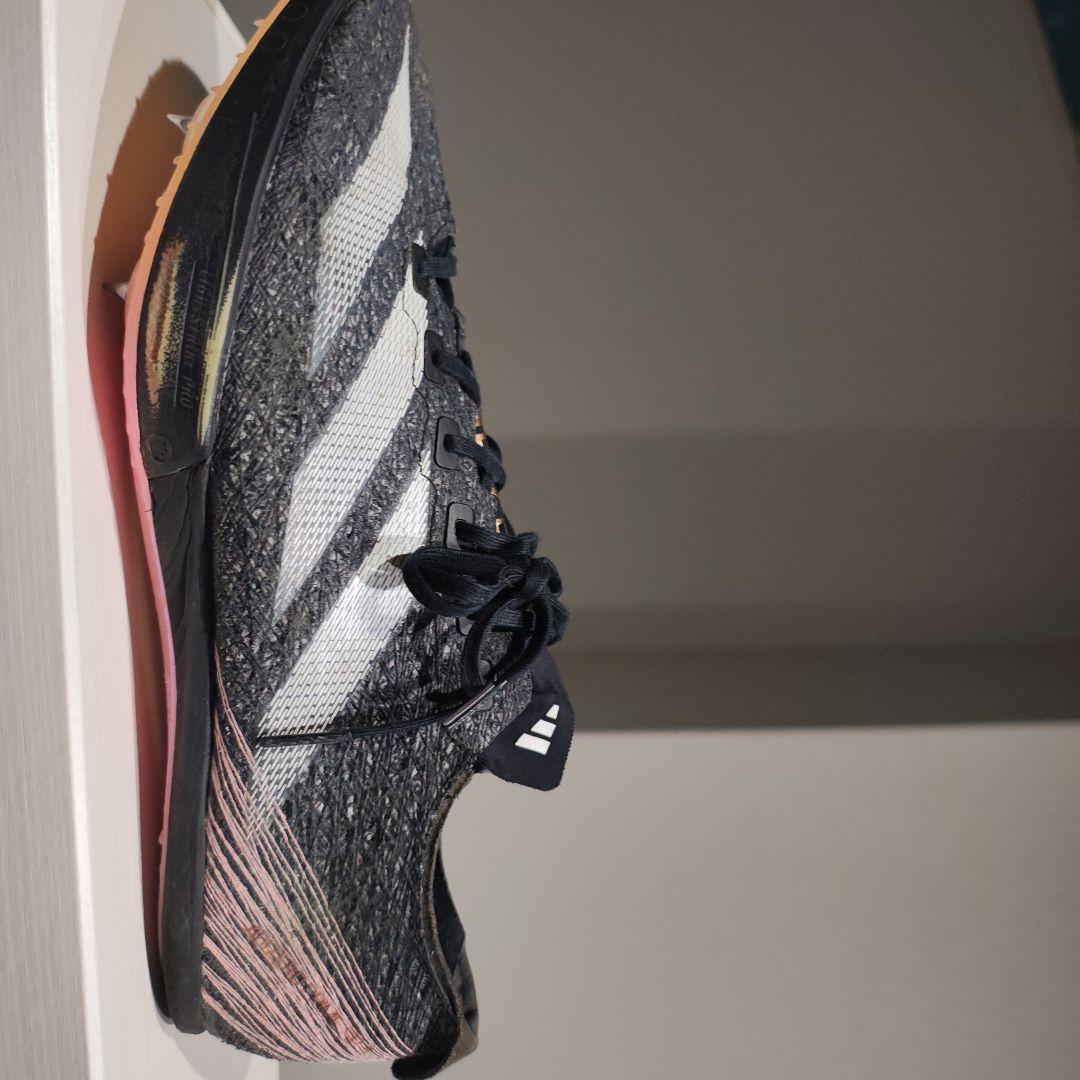 adidas スパイクシューズ ブラック/ホワイト 28cm