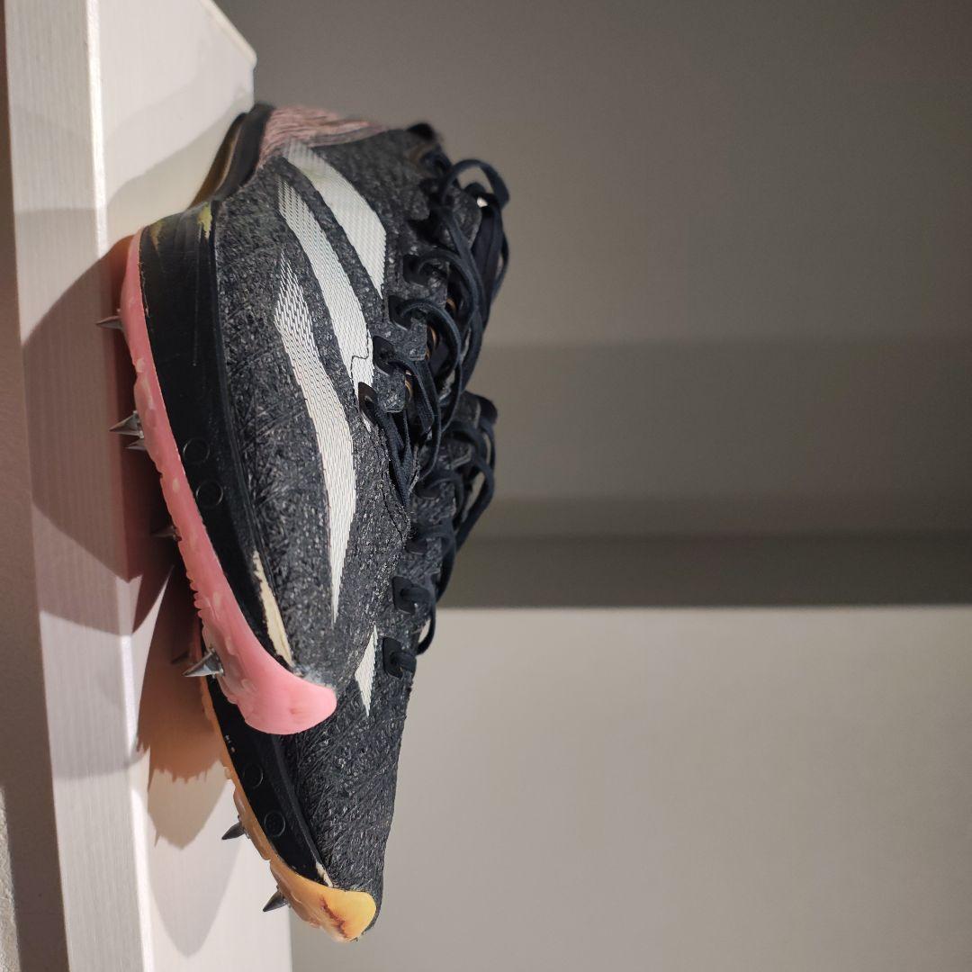 adidas スパイクシューズ ブラック/ホワイト 28cm