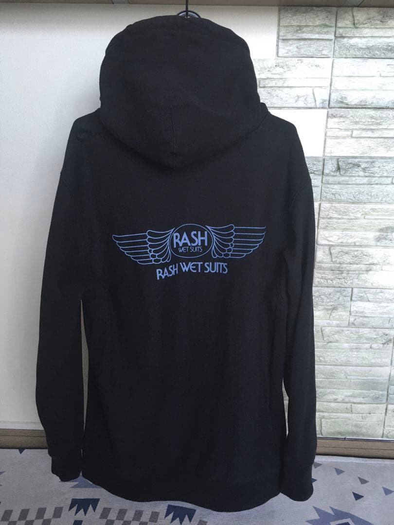 美品！ RASH WETSUITS 羽バック プルオーバー XL パーカー