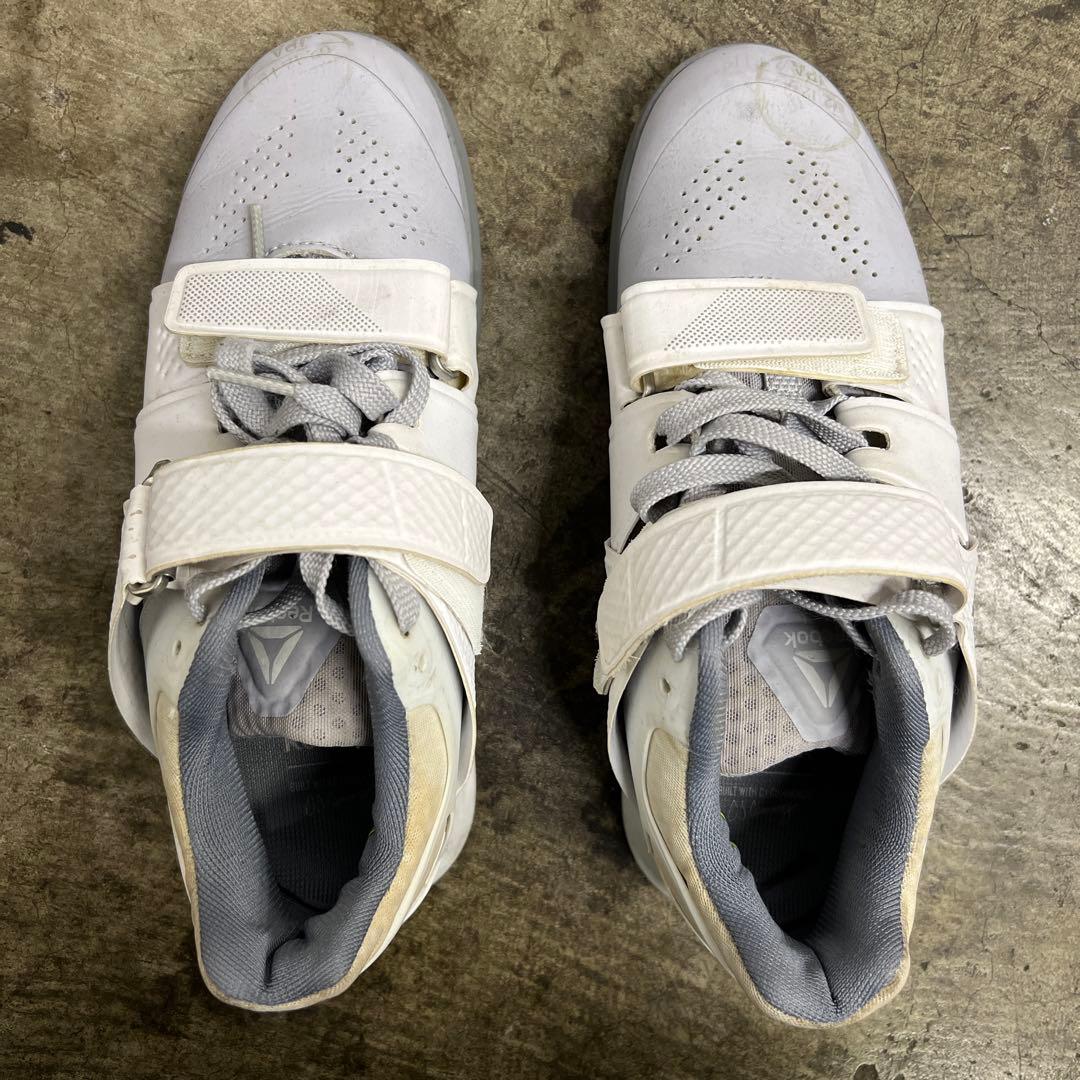 Reebok Lifter ホワイト ウェイトトレーニングシューズ　25cm