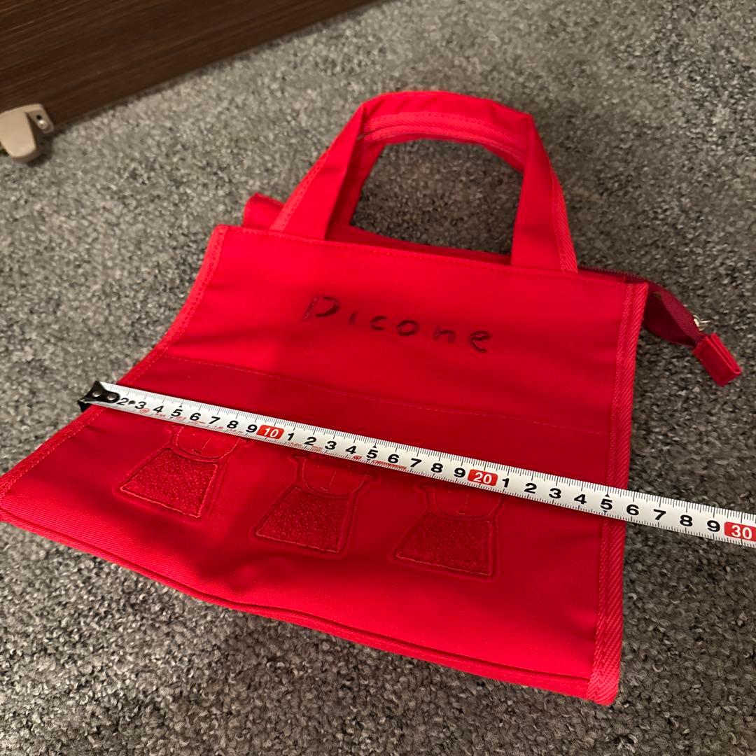 Picone 赤 トートバッグ