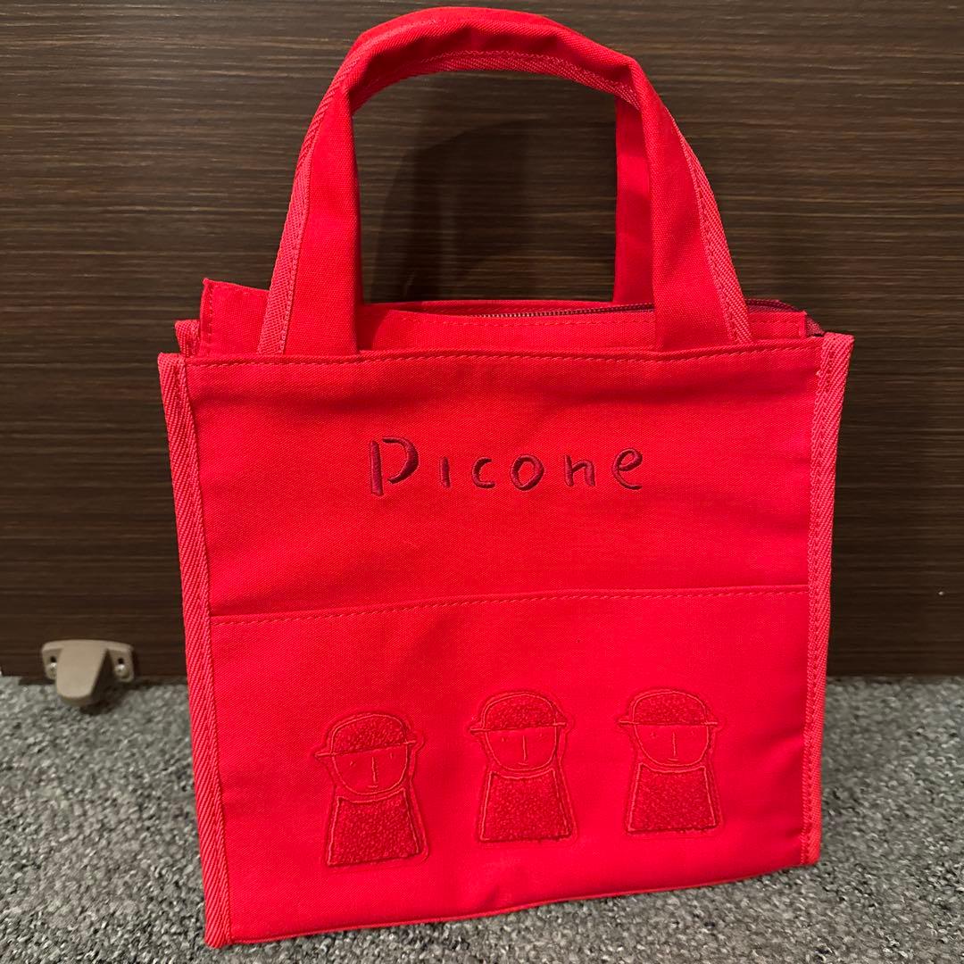 Picone 赤 トートバッグ